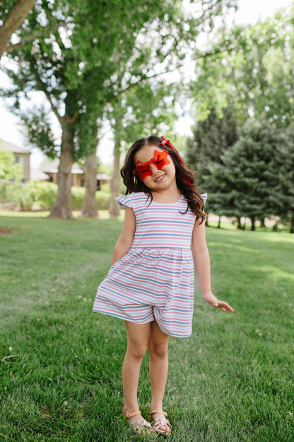 Patriotic Stripe Romper