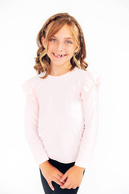 Petal Pink Ruffle Tee