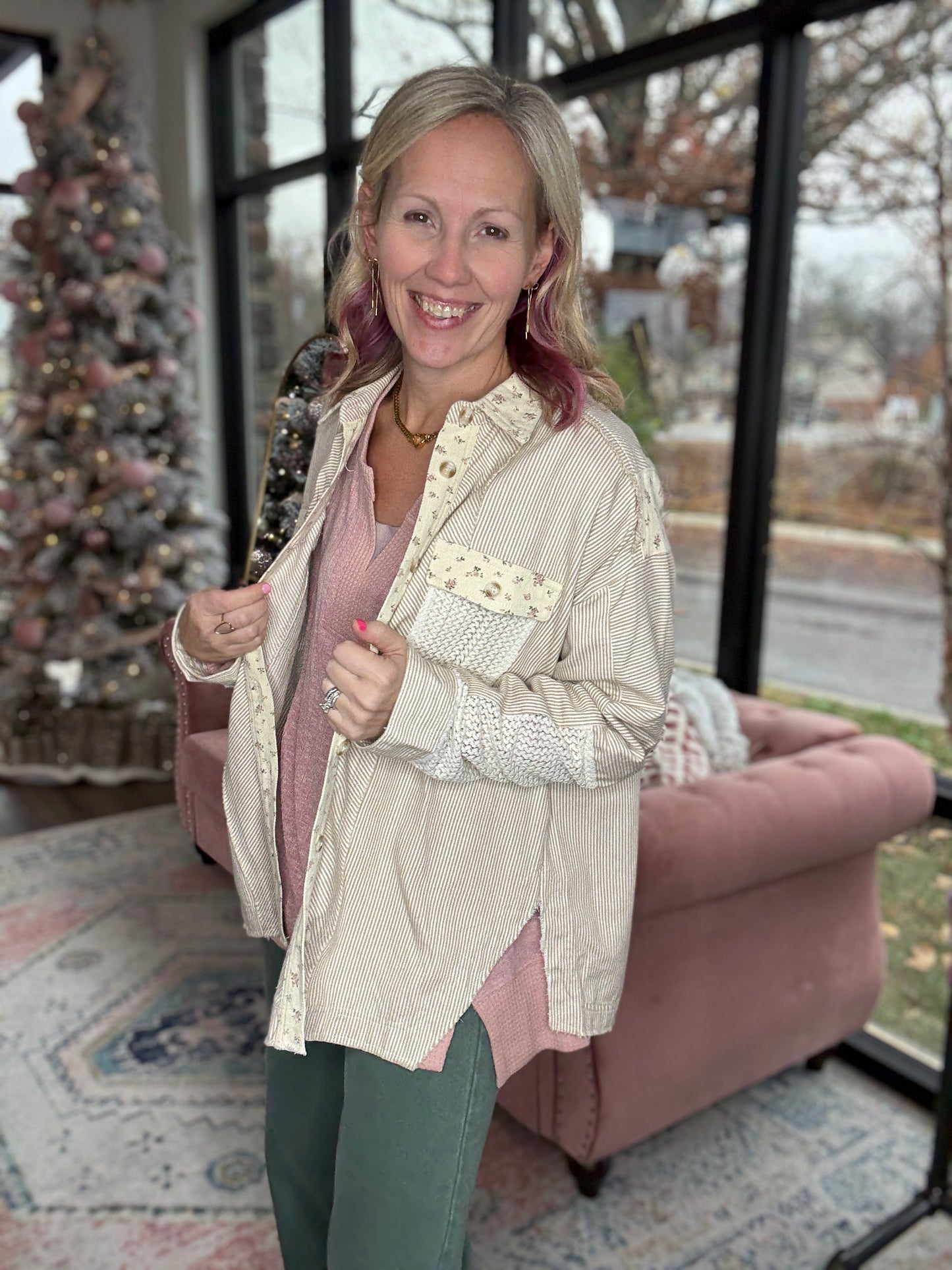 Striped Petal Jacket