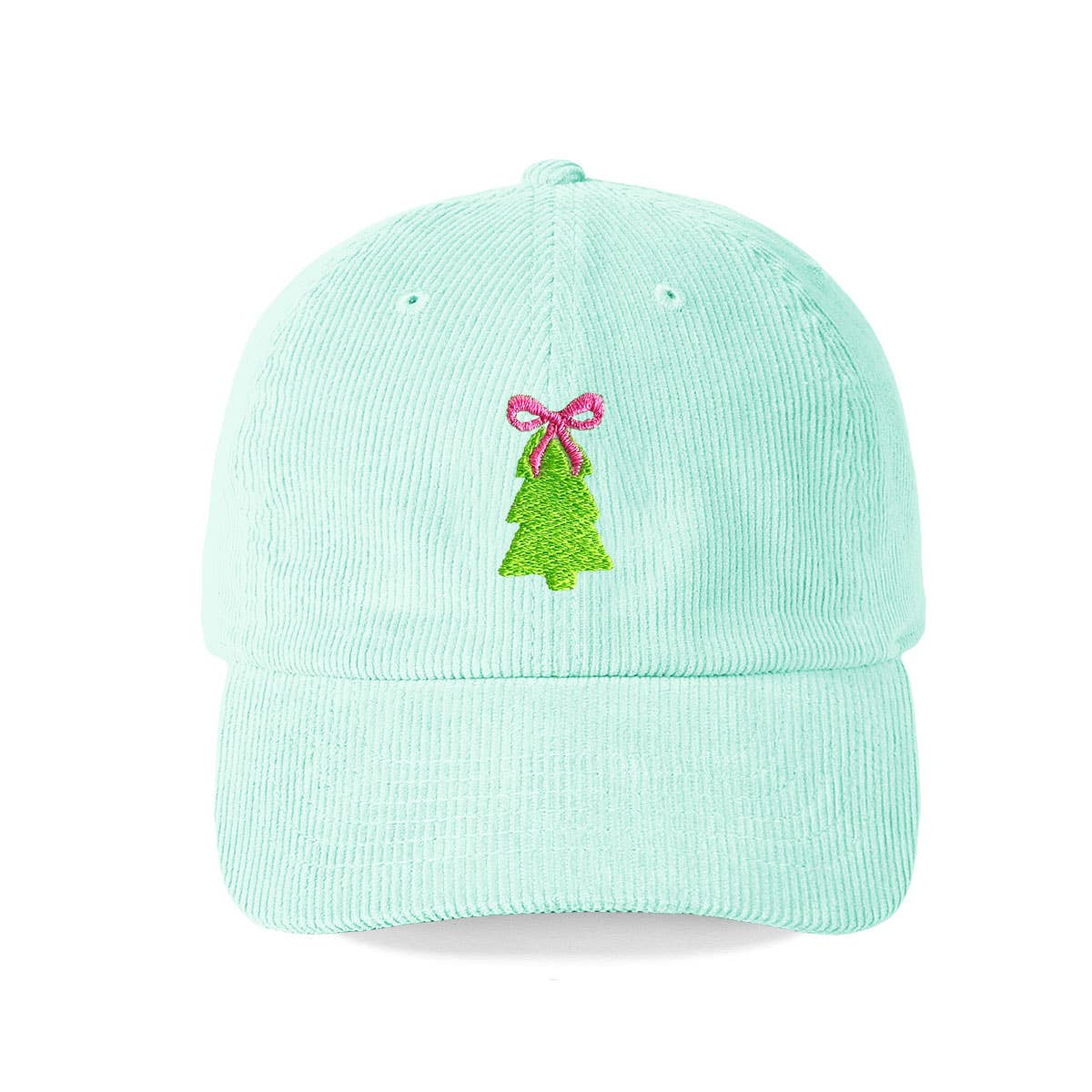 Christmas Tree Bow Hat- Mint