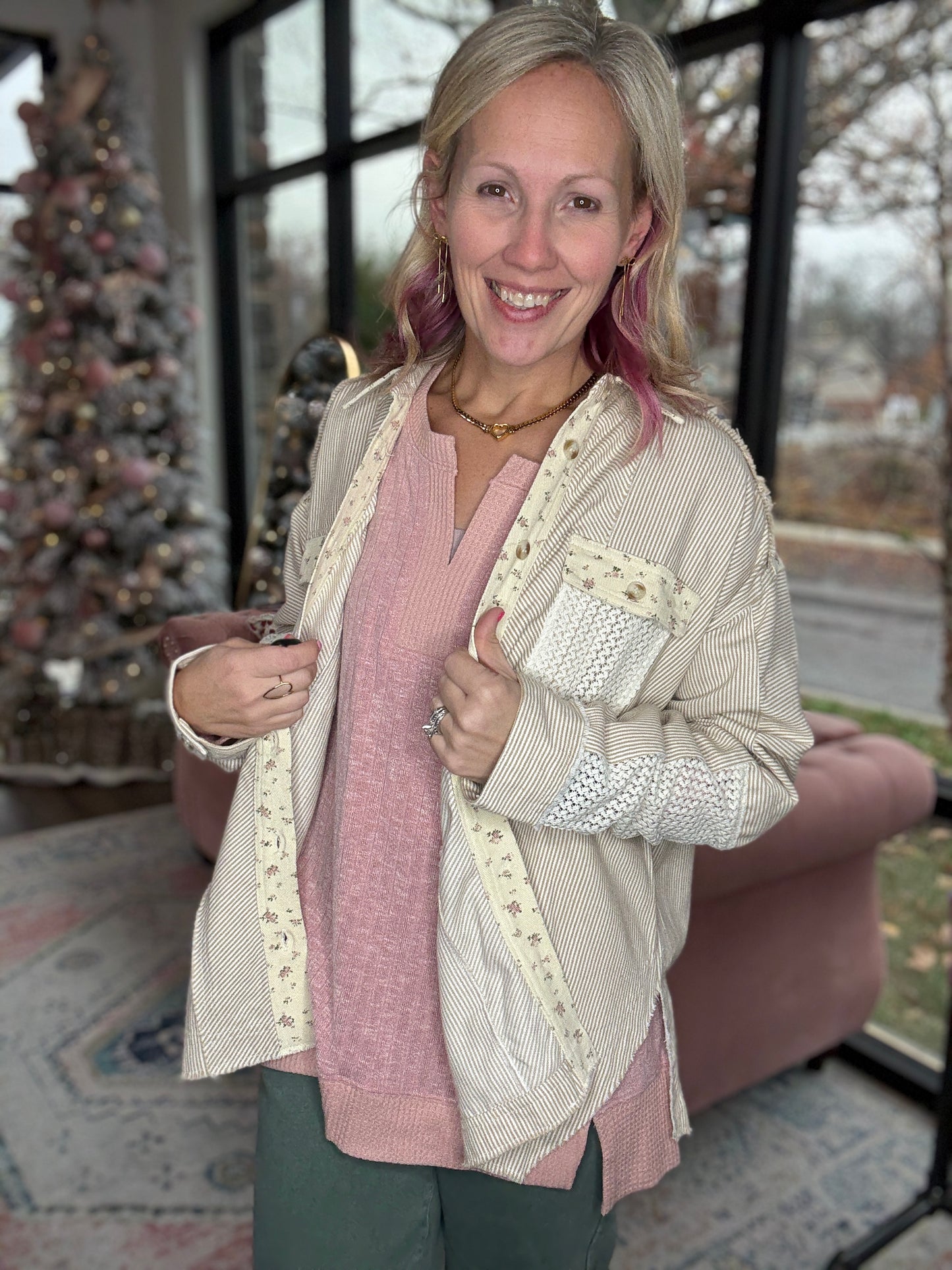 Striped Petal Jacket