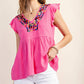 Gianna Embroidered Top