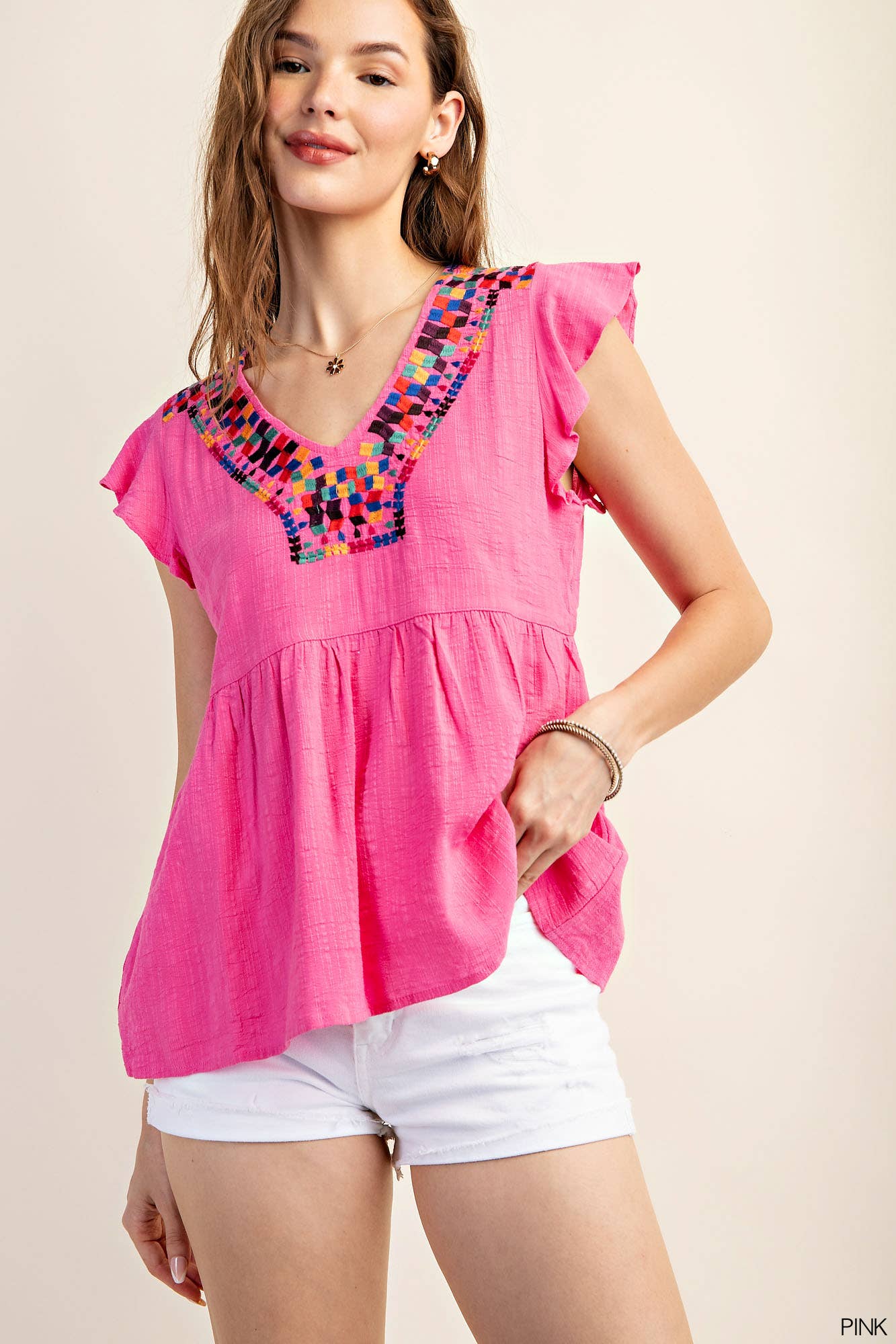 Gianna Embroidered Top