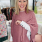 The Larson Pullover- Mauve