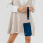Nylon Wristlet Wallet: Navy