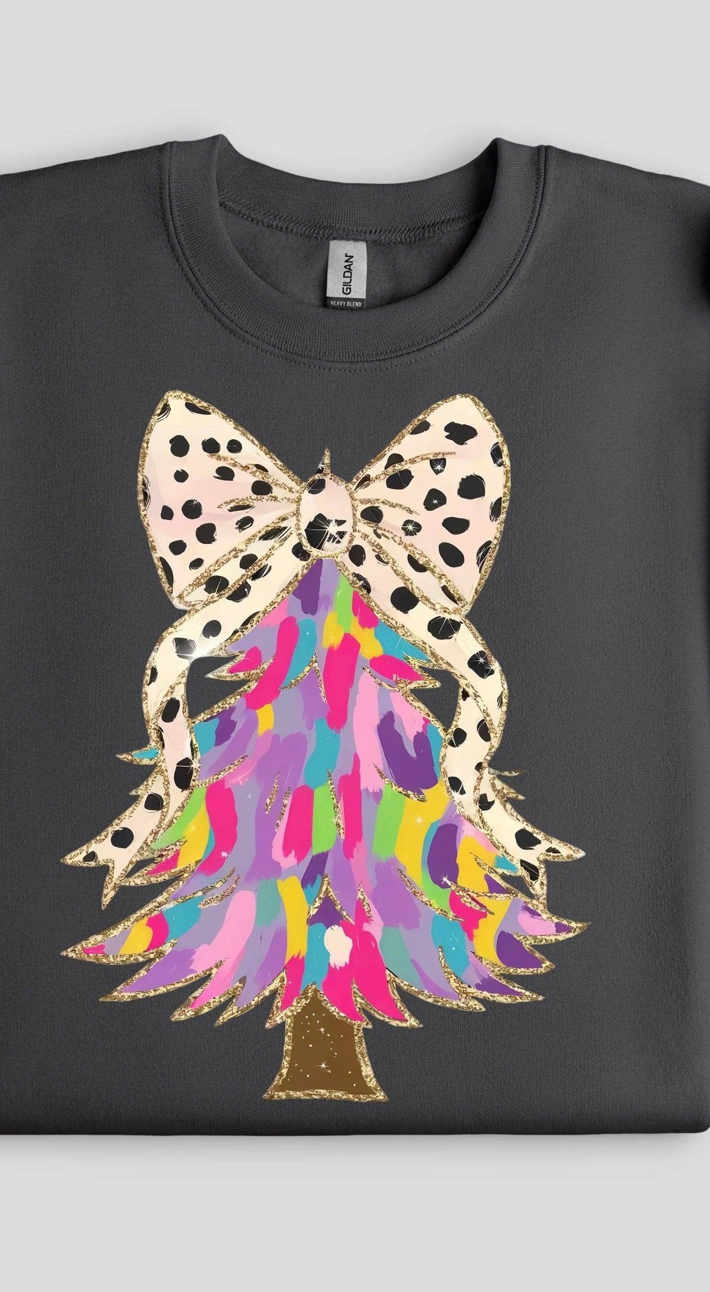 Leopard Bow Tree Tee