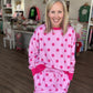 Throw On & Go Skort Set-Pink Polka Dot
