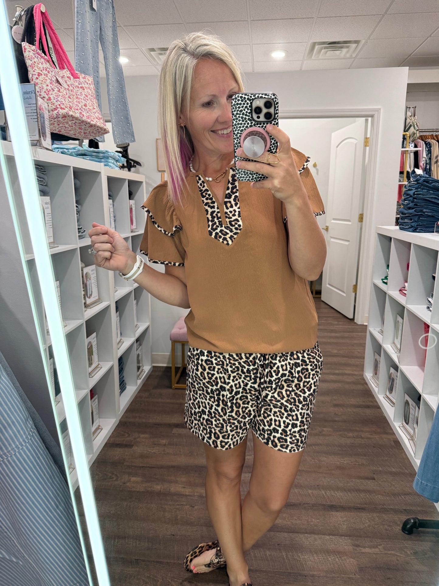 Safari Chic Paperbag Shorts