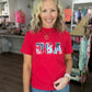 USA Patchwork Tee