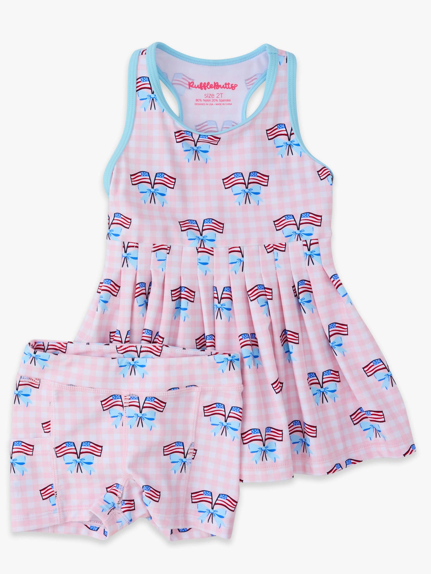 Patriotic Gingham Dress