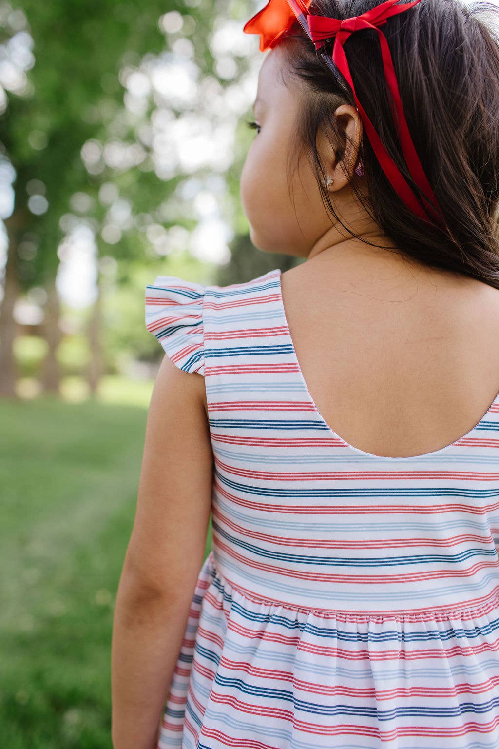 Patriotic Stripe Romper