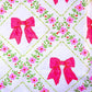 Pretty Lattice Bow Towel