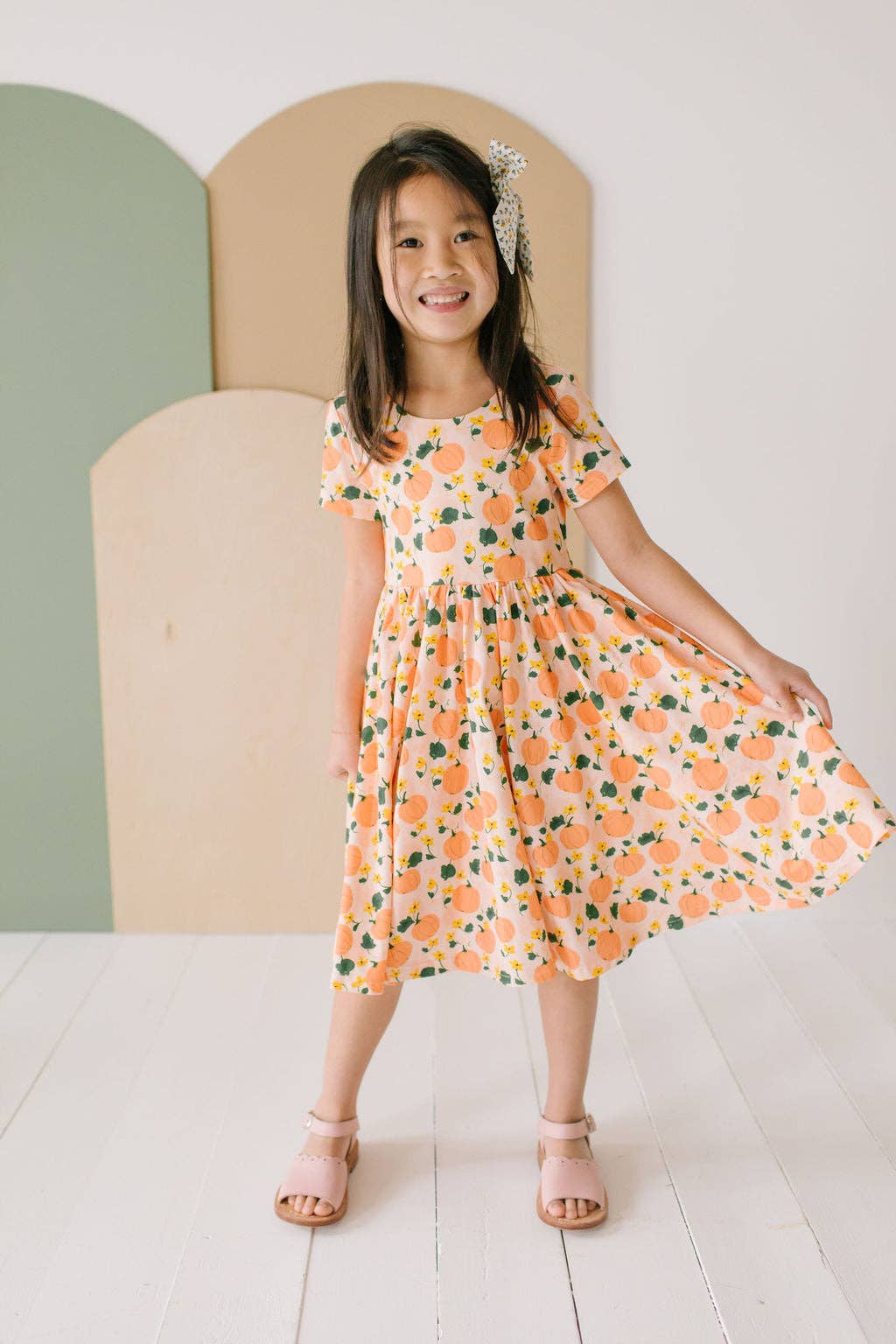 Pumpkin Twirl Dress