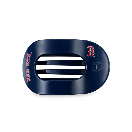 Flat Round Hair Clip | Medium | Boston Red Sox