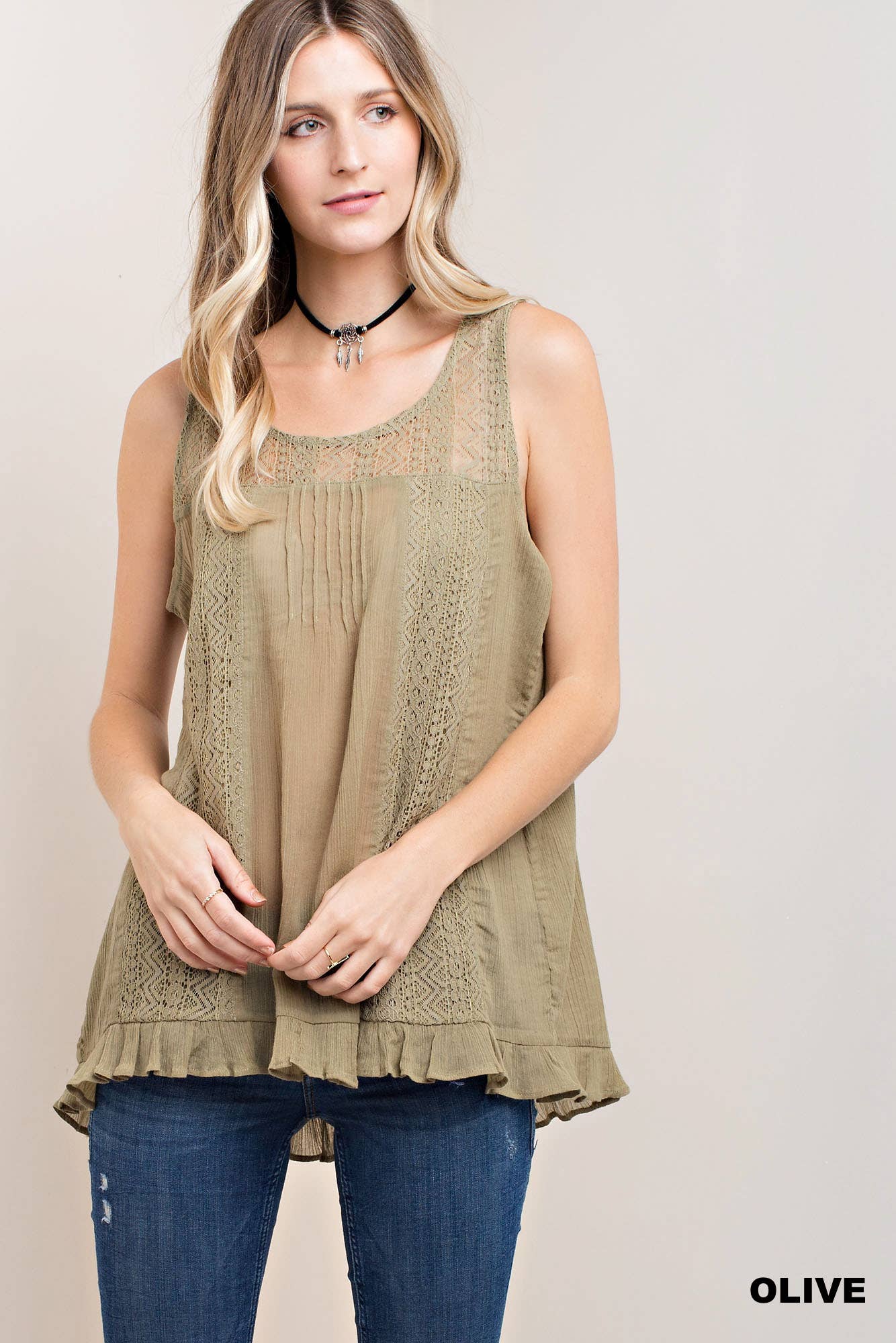 Nora Top- Olive