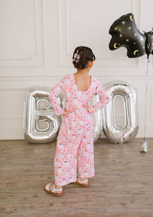Floral Ghost Leggy Romper