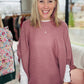 The Larson Pullover- Mauve