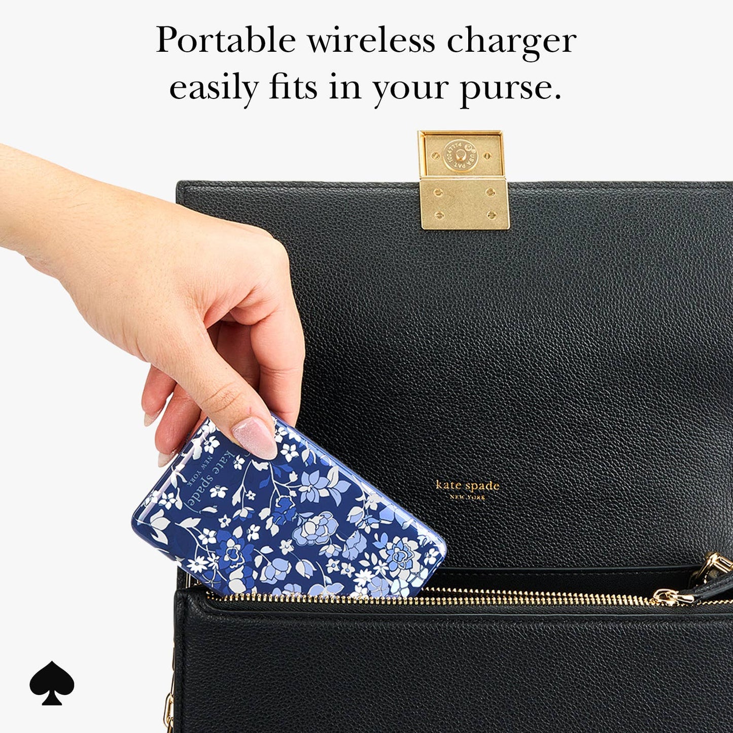 Kate Spade MagSafe Charger - Flowerbed Blue