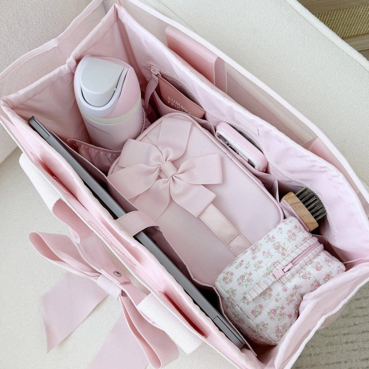 Ballet Pink Tote Organizer