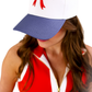 Bow Hat: Red/Blue