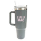 Lulu Tumbler- Gray/Pink