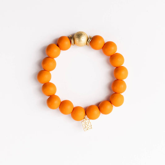 Orange & White Ryden Bracelet