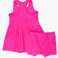 Girl's Vivid Magenta Dress