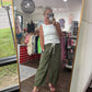 Off Duty Stitch Joggers- Olive