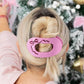 Just Add a Bow | Large | Flat Round Hair Clip