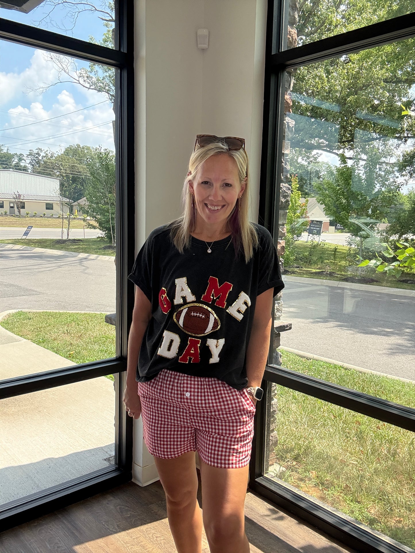 Game Day Red/Black Tee