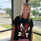 Game Day Red/Black Tee