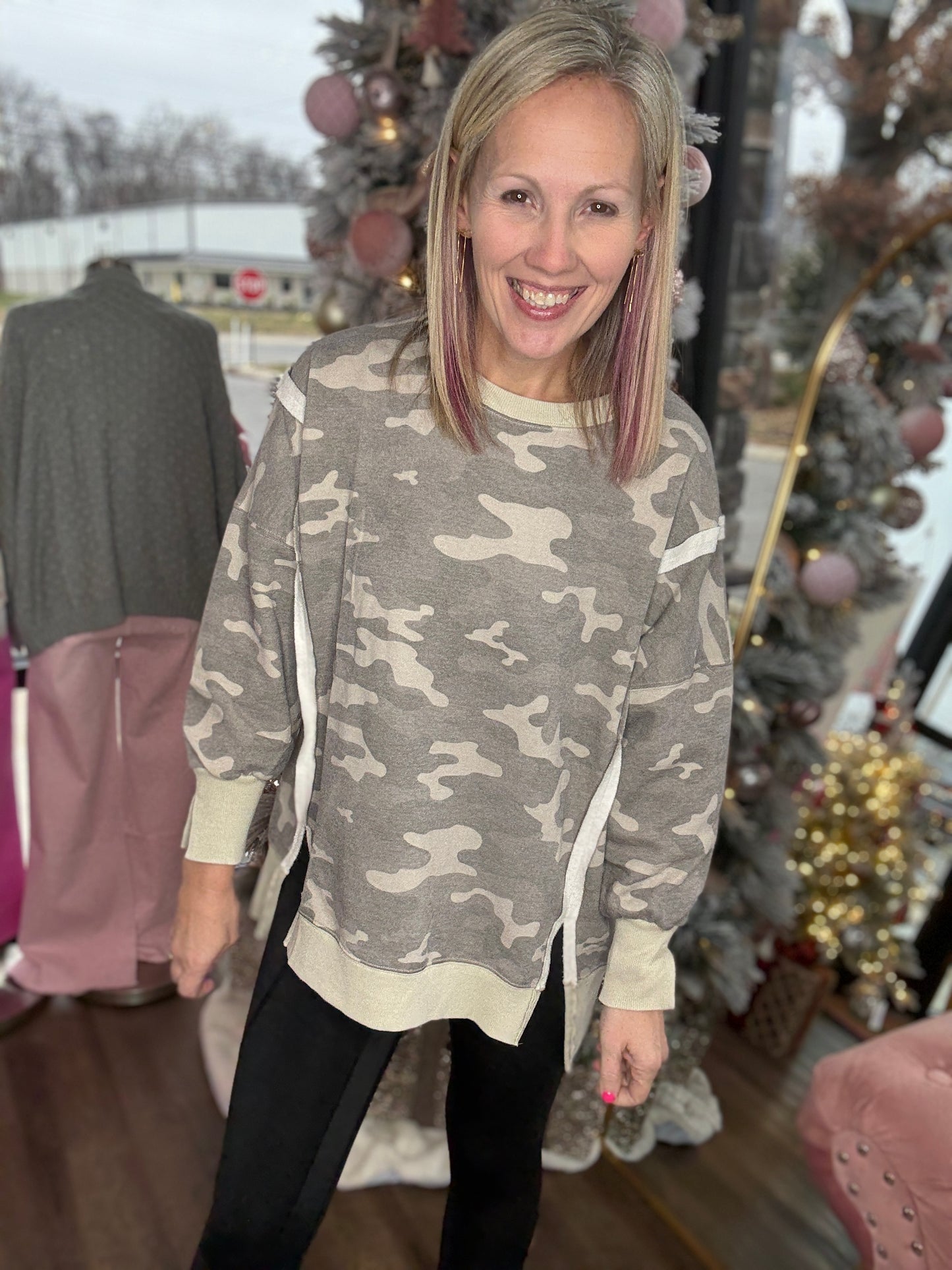Camo Crew Pullover