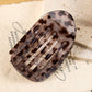 Leopard Oval Hair Claw Clip