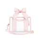 Ballet Pink Bow Clear Stadium Bag
