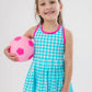 Aqua Gingham Dress