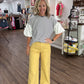 Scallop Society Pant- Yellow