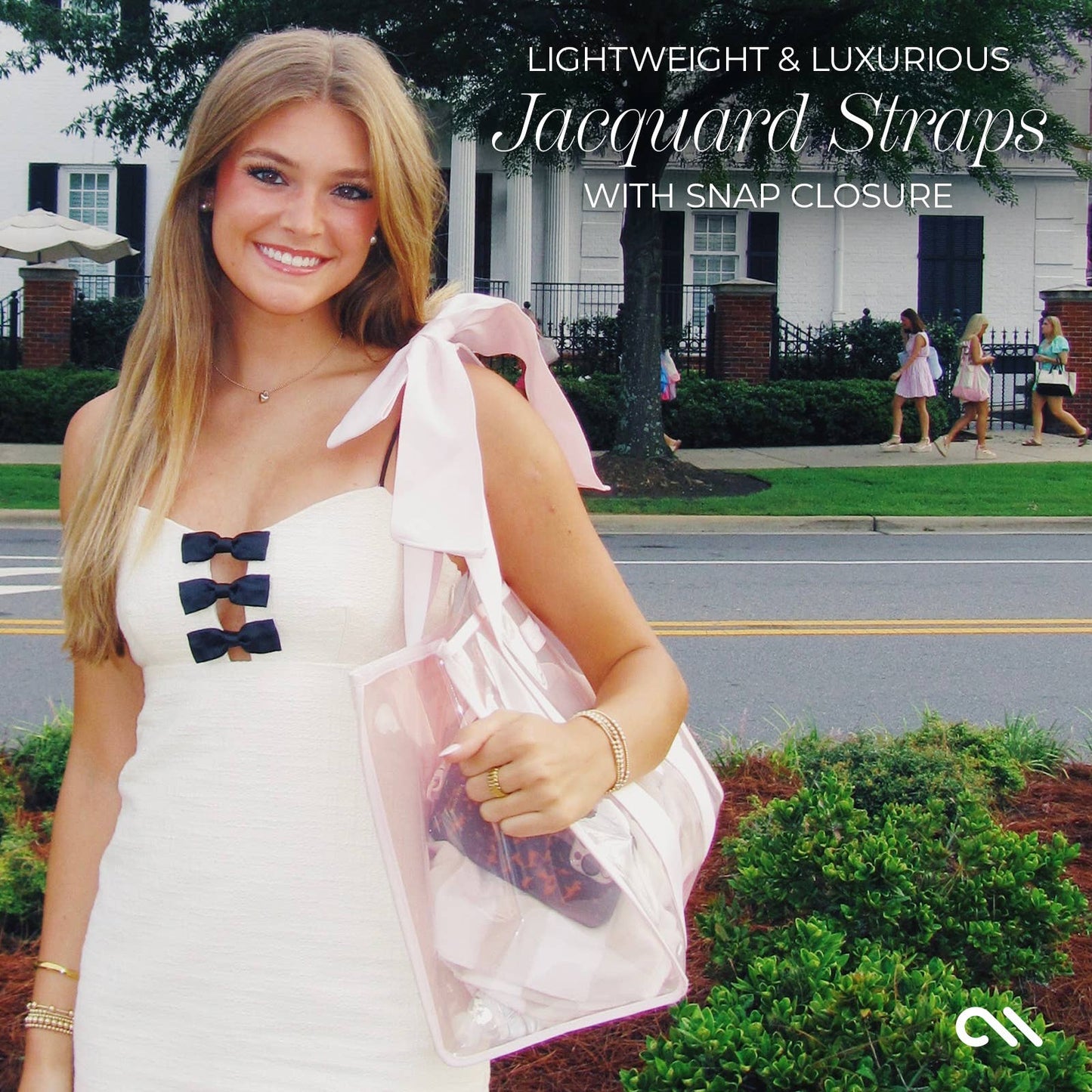 Ballet Pink Bow Jelly Tote Bag