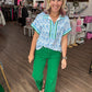 Harbor Bloom Preppy Top