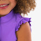 Girls Vivid Purple Dress