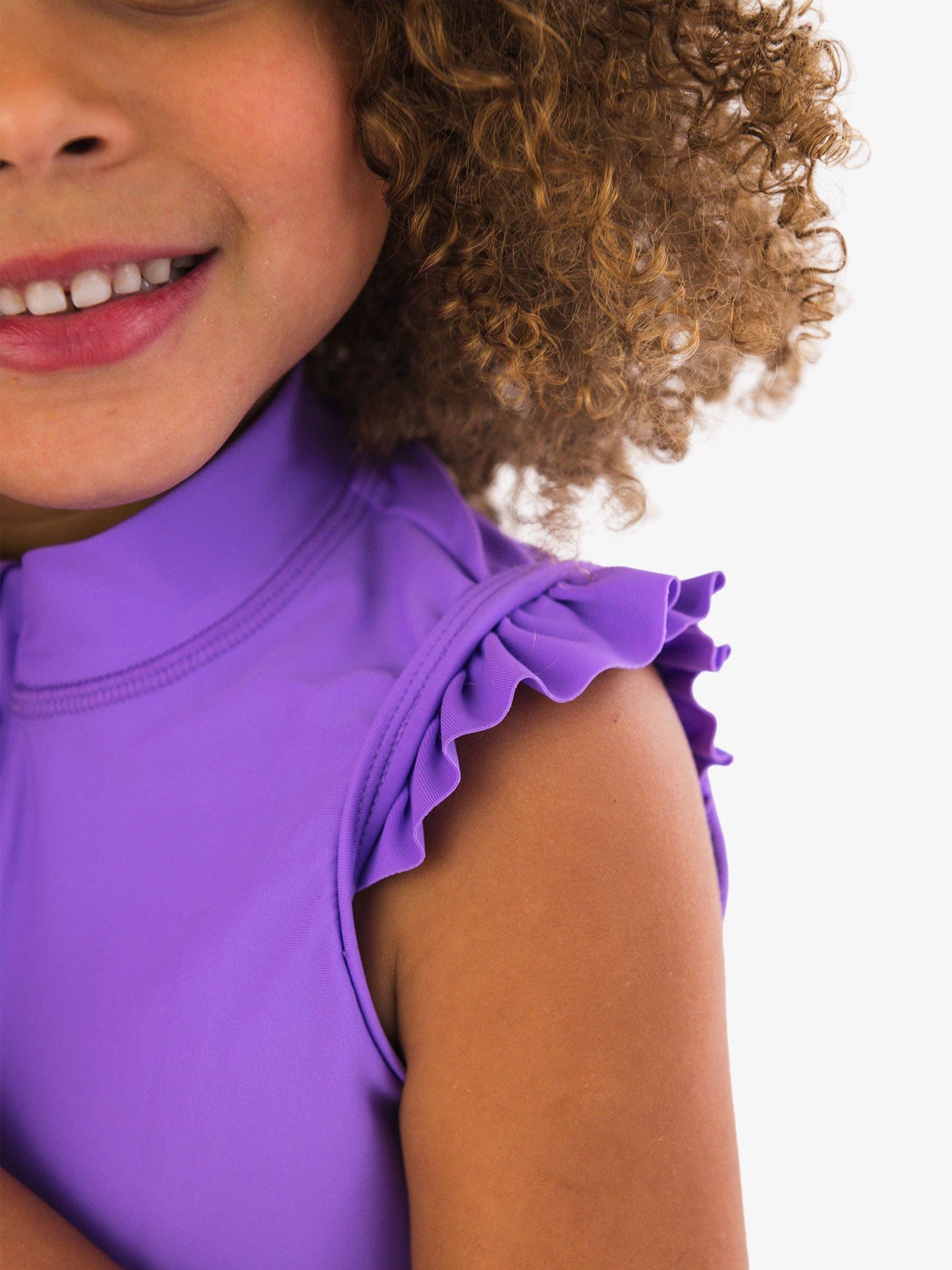 Girls Vivid Purple Dress