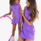 Vivid Purple Active Dress