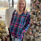 ❄️Plaid Pop Pullover
