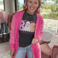 It's Friday Cardi- Pink