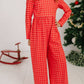 Tidings Plaid Romper