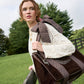 Espresso Polka Dot Bow Jelly Tote Bag