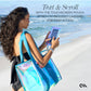 Emerald Blue Soap Bubble Jelly Tote Bag