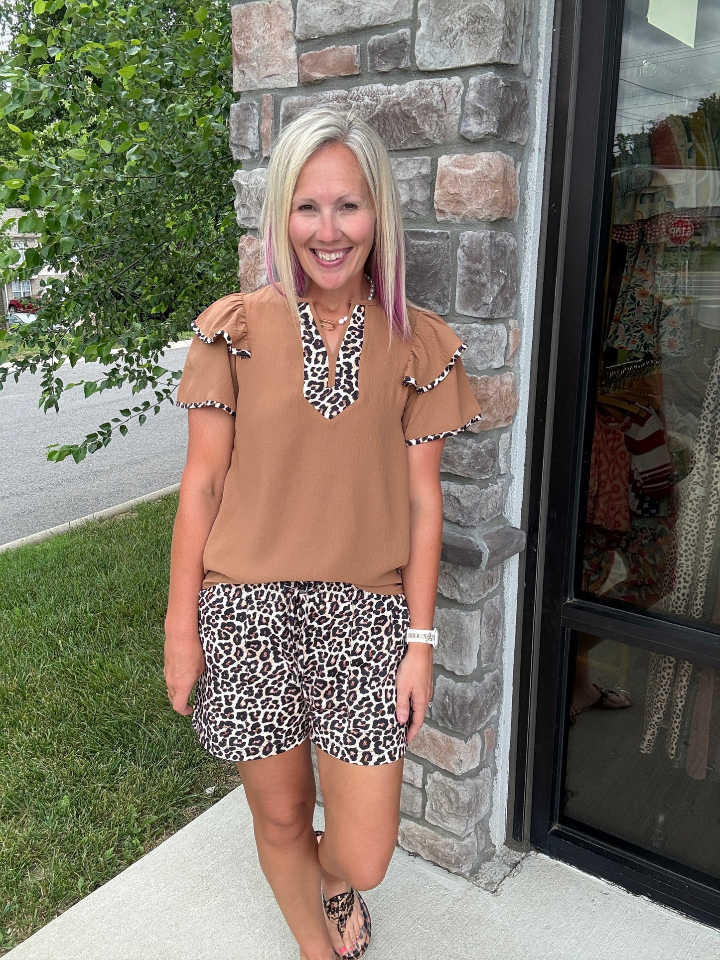 Safari Chic Paperbag Shorts