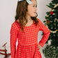 Tidings Plaid Romper