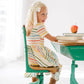 Primary Stripes Twirl Dress