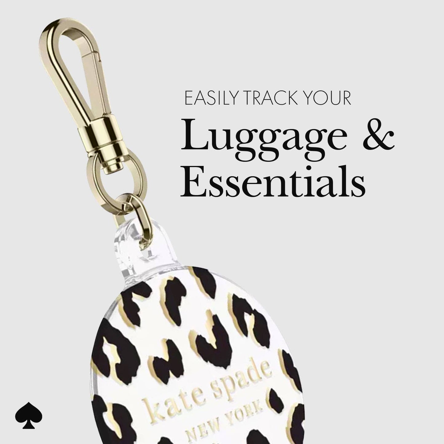 Kate Spade AirTag Case-Leopard